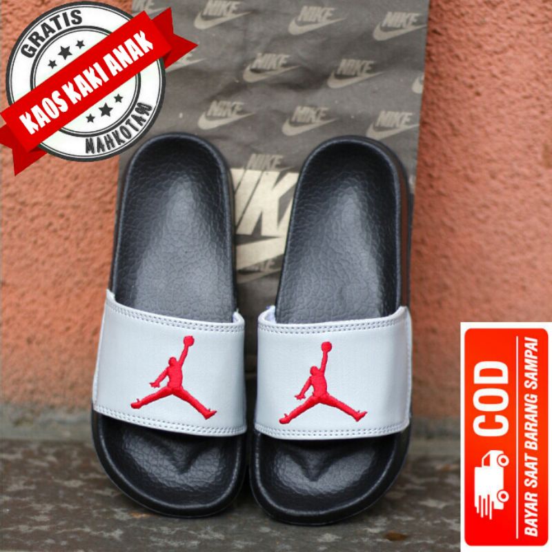 SENDAL ANAK NIKE JORDAN BENASSI SENDAL ANAK LAKI-LAKI PEREMPUAN USIA 4 5 6 7 8 9 SENDAL ANAK SLIP ON