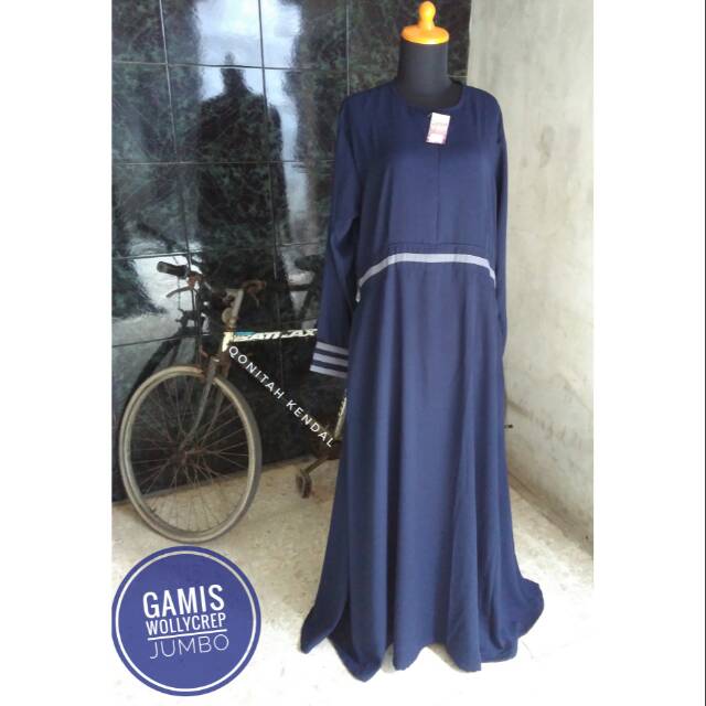 Gamis jubah akhwat Jetblack