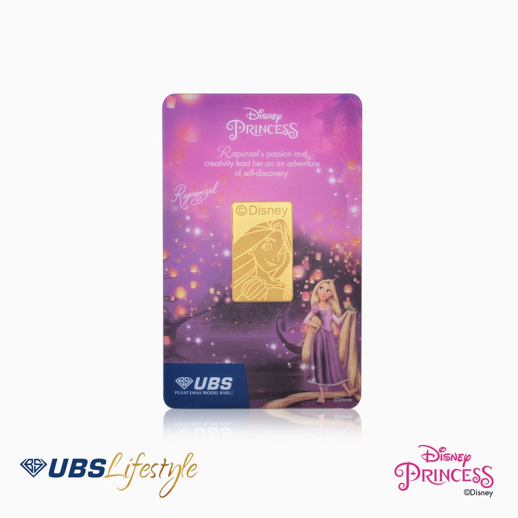 UBS Logam Mulia Disney Princess Rapunzel 5 Gram