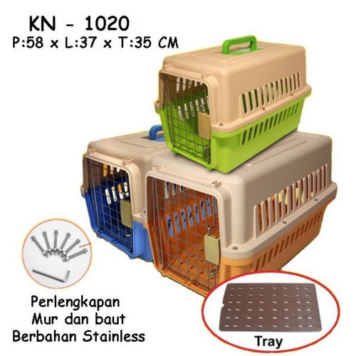 Pet Cargo Octagon KN-1020/Pet Carrier/Kennel Box ukuran besar