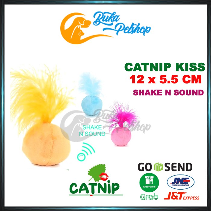 CATNIP BALL Shake n Sound Mainan Kucing Catnip