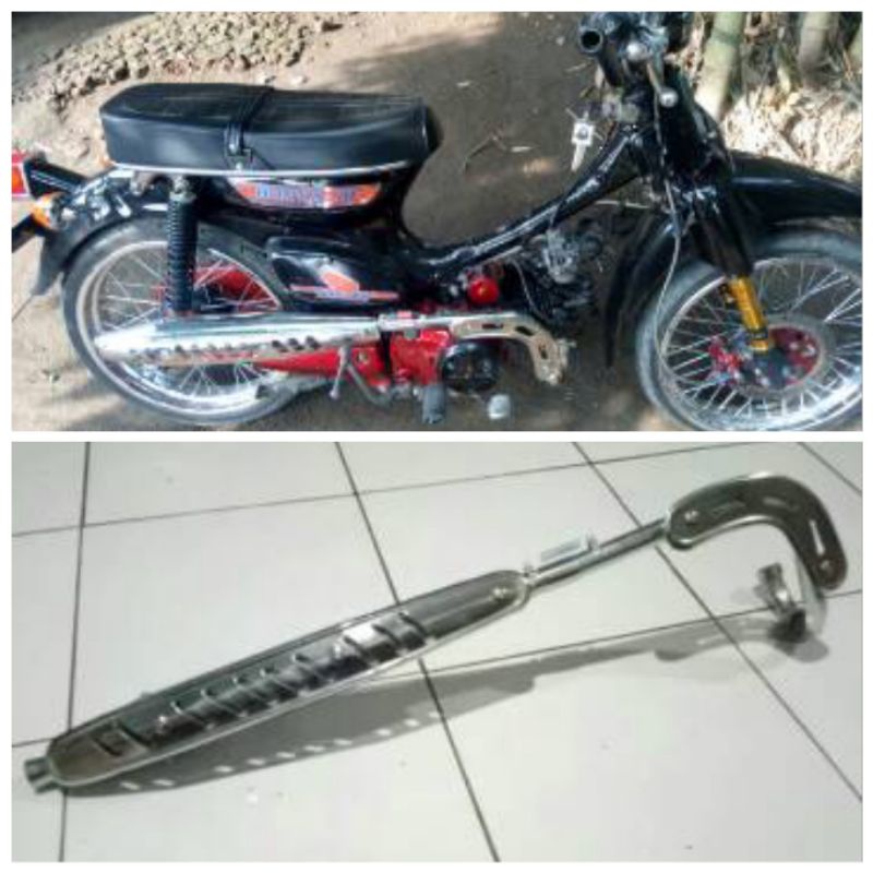 Knalpot Scramble Bebek Knalpot Honda Win Knalpot C70 Knalpot Grand