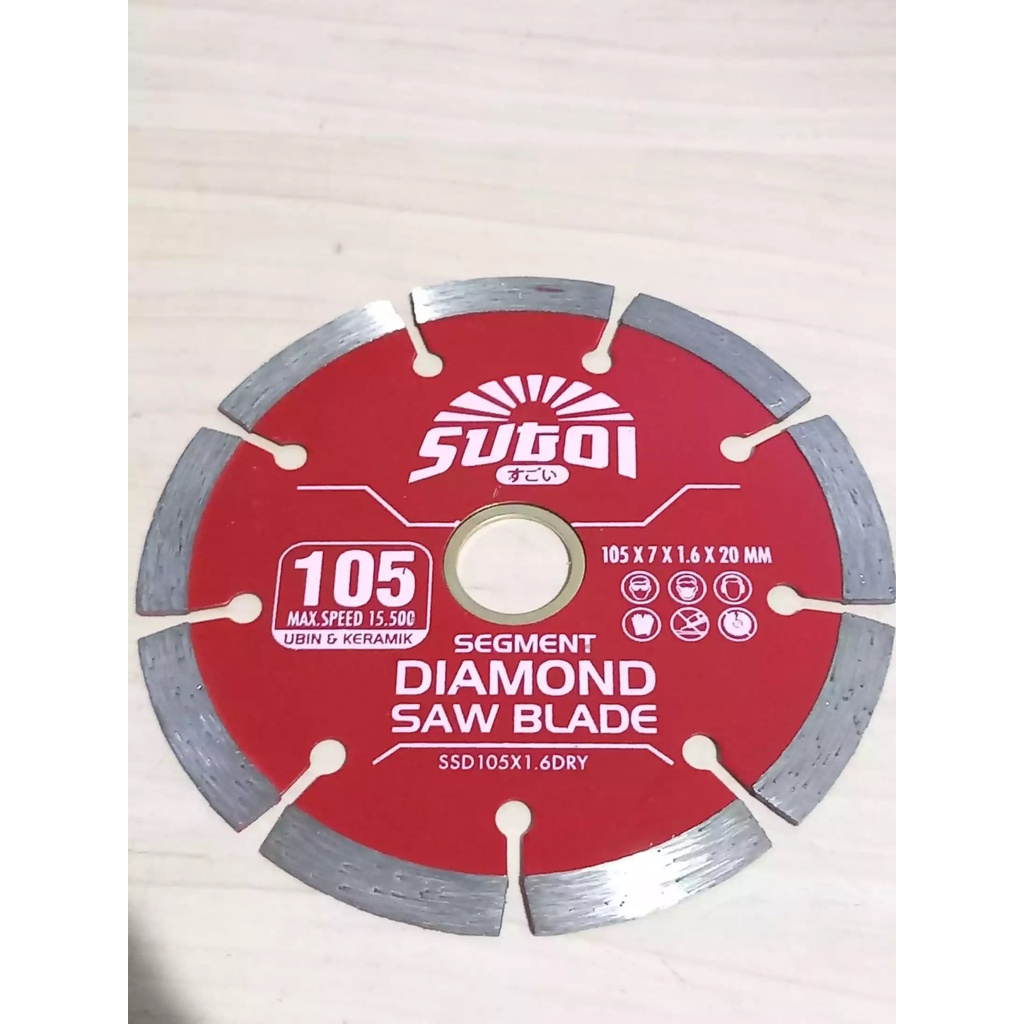 PROMO HARI INI !!! MATA GERINDA POTONG KERAMIK DAN GRANIT MULTIFUNGSI  TERMURAH MERK SUGOI/DIAMOND WHEEL 4&quot;