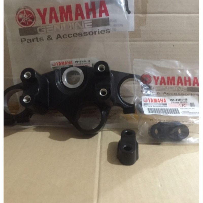 SEGITIGA ATAS DAN KLEMAN STANG BYSON HITAM ORIGINAL YGP