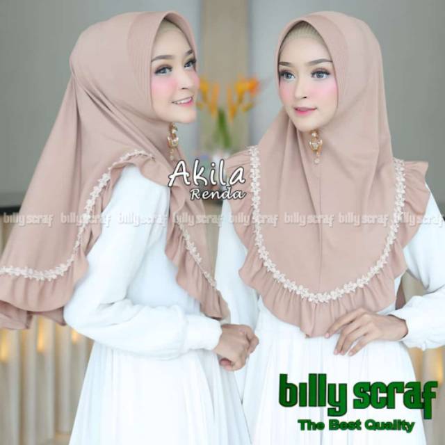 BERGO AKILA ORIGINAL BY BILLY SCARF / BERGO DAYLI / KHIMAR REMPEL RENDA
