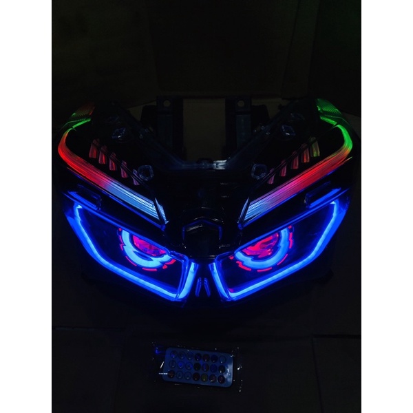 PROJIE ALIS RGB/RUNNING VARIO 150/125 NEW&amp;VARIO new SEPAKET REFLEKTOR/HEADLAMP ORIGINAL VARIO 150 NEW (BUKAN BILED)