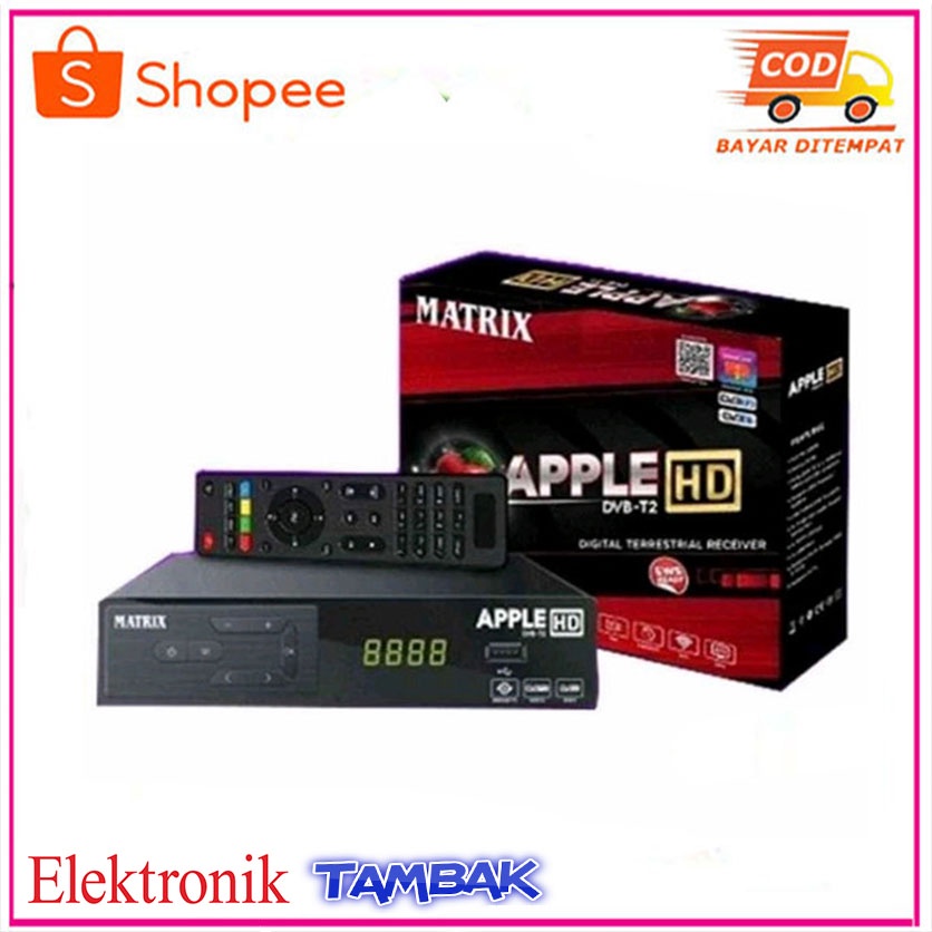 Set Top Box Matrix STB Matrix Apple HD Receiver TV Digital DVB T2