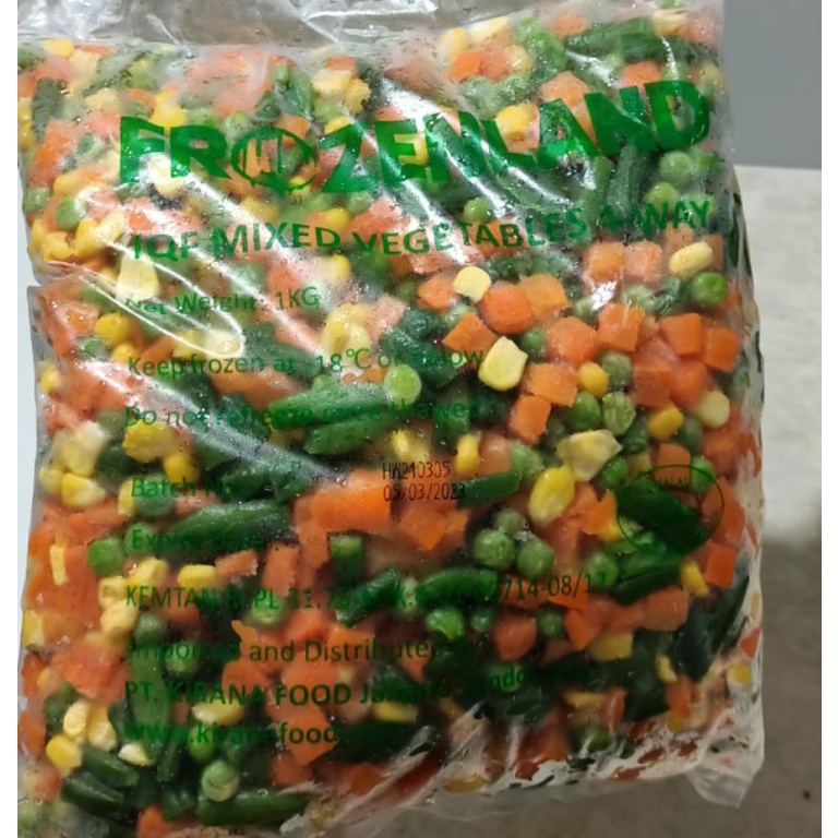 

Frozenland Mixed Vegetables