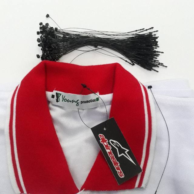

Tali hangtag label, gantungan hang tag, loop pin lock pin ready stok