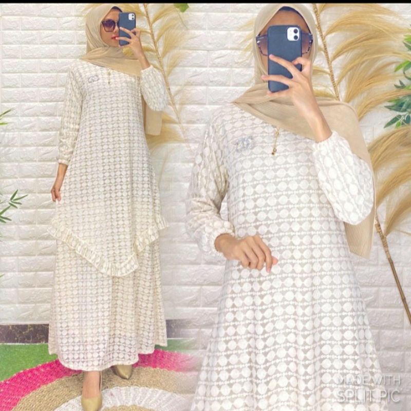 GAMIS MALAYSIA BROKAT V REMPEL
