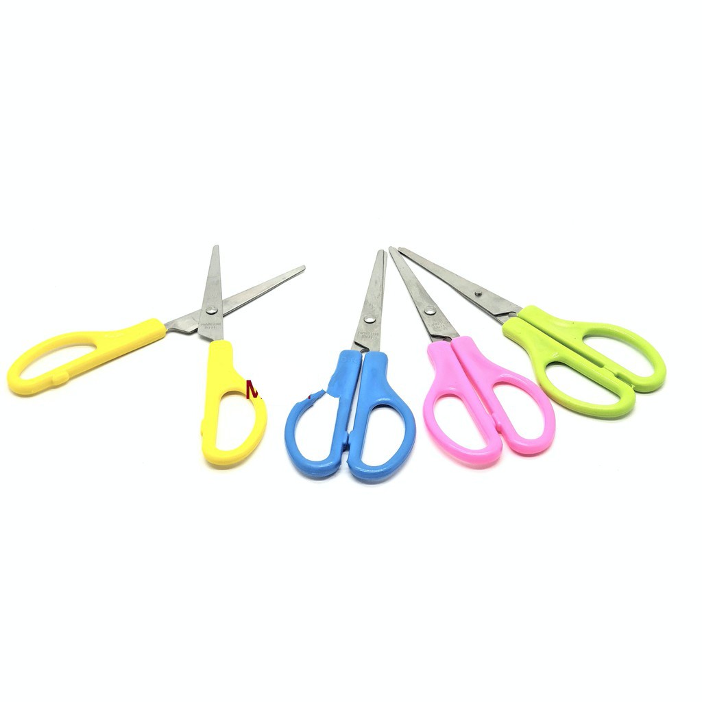 

Gunting Kertas Serbaguna Tajam - Scissor multifungsi Stainless Steel - 4" WARNA - WARNI