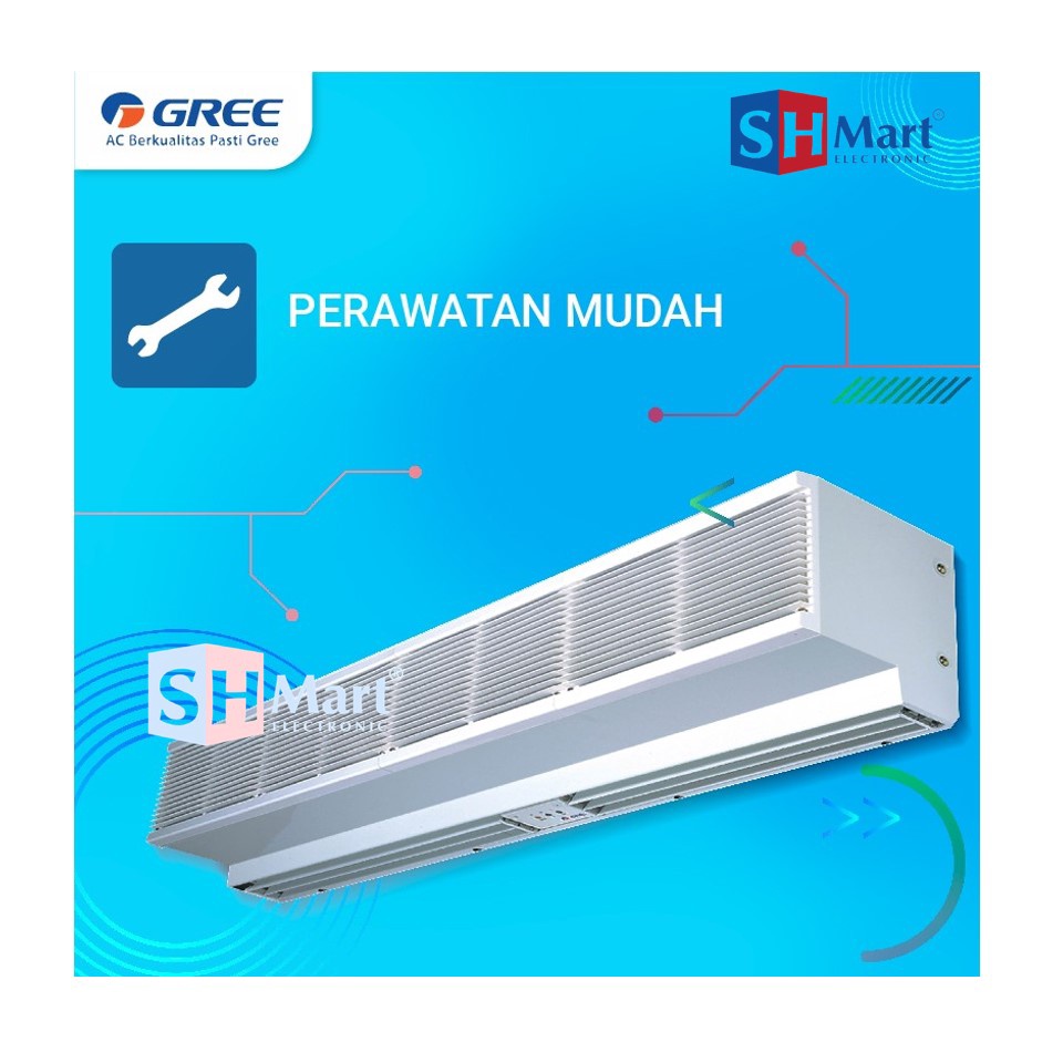 AIR CURTAIN GREE FM-1.25-9-K (90 cm) UNIT ONLY (MEDAN)