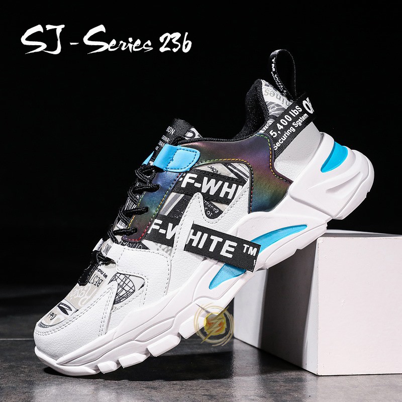 [OOS] (FREE BOX &amp; KAOS KAKI) Sepatu Sneakers Fashion Pria - Sepatu Pria Casual Hangout Trendy Kualitas Super Premium - 236