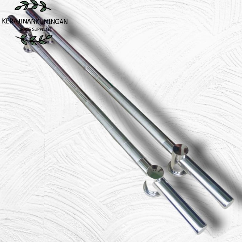 Handle pintu rumah Gagang pintu tarikan pintu stainless motif bambu Jumbo 1meter - 1,2meter - 1,5met