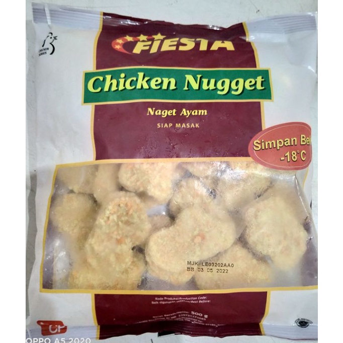 

FIESTA CHICKEN NUGGET 500/250 G