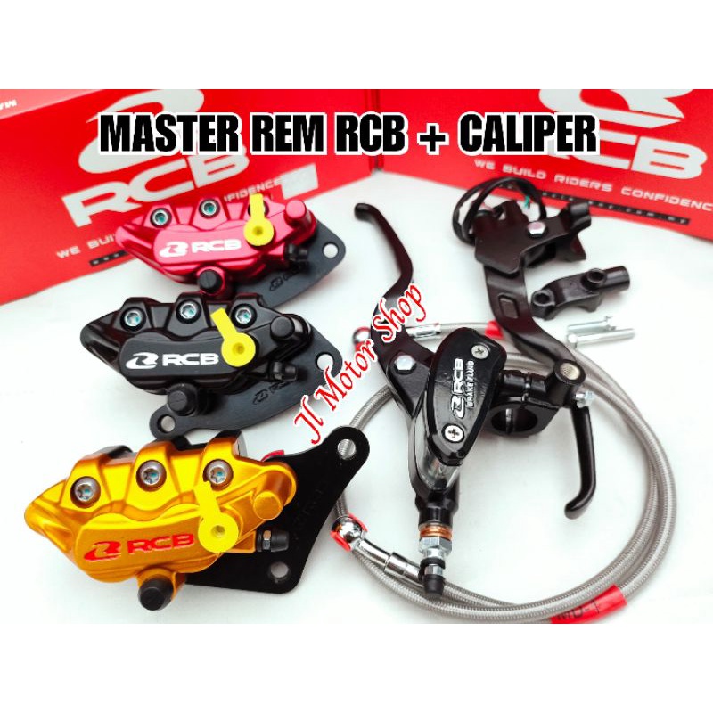 MASTER REM RCB HANDLE KOPLING RCB Plus KALIPER CALIPER DEPAN RCB SELANG REM UNIVERSAL SEMUA MOTOR VIXION JUPITER MX KING RXKING RXK BEAT SCOOPY VARIO AEROX CB150 CBR JUPITER Z MX VEGA MIO XEON M3 FINO DLL READY CHAT AJA