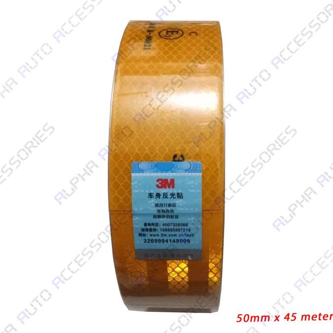 

Stiker 3M KIR Reflektor SCOTCHILE (Kuning) 5cm x 45meter ---Termurah---