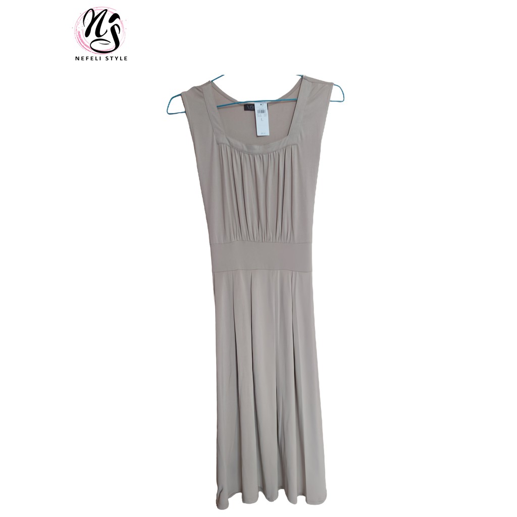 Dress Wanita Coklat Susu