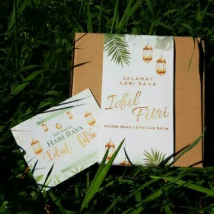 

PAPER BELT + GREETING CARD IDUL FITRI SPECIAL PACKAGING HAMPERS LEBARAN KARTU UCAPAN