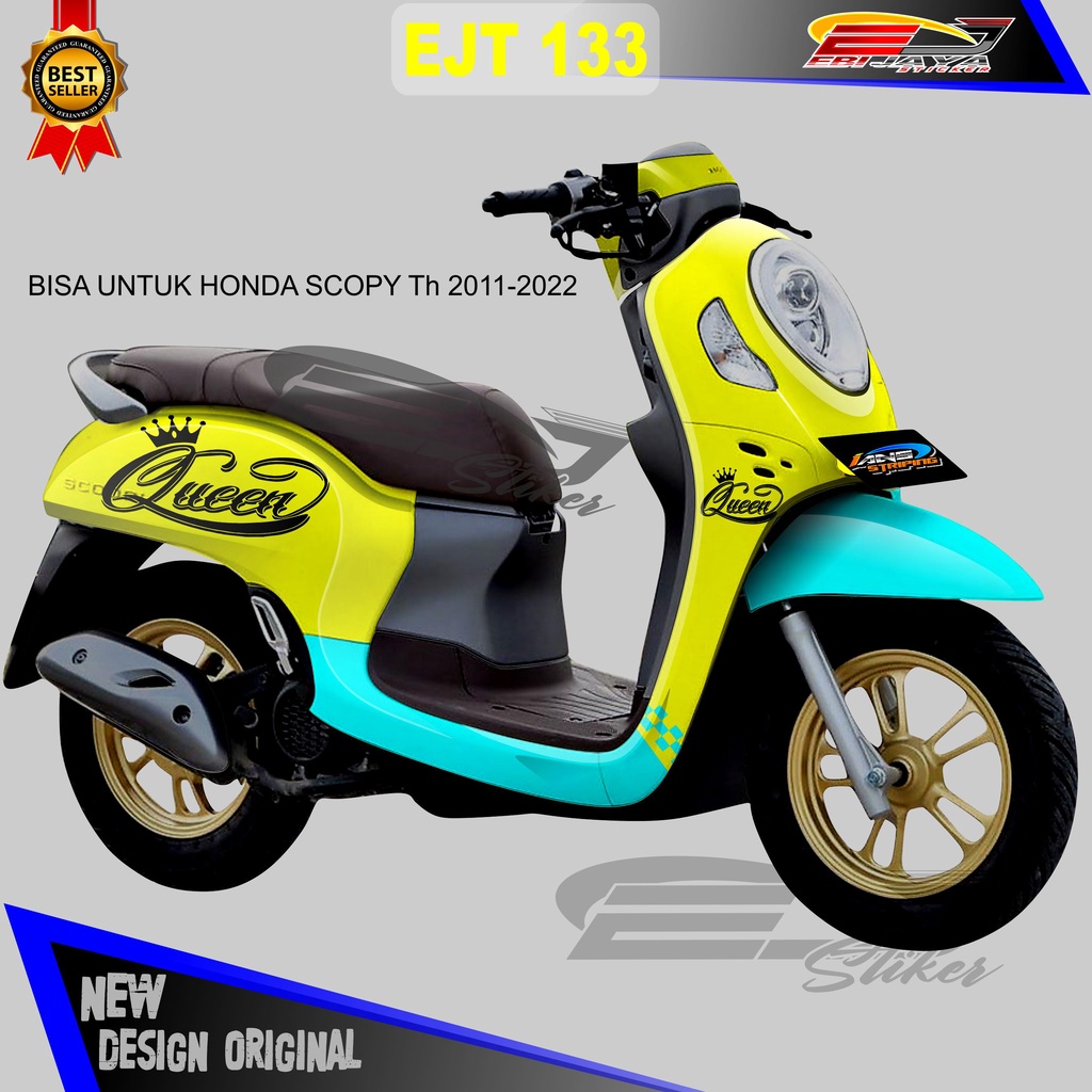 DECAL SCOOPY 2013-2022 FULL BLOK BODY 26 WARNA / DECAL STICKER SCOOPY / HONDA SCOOPY / STIKER MOTOR 