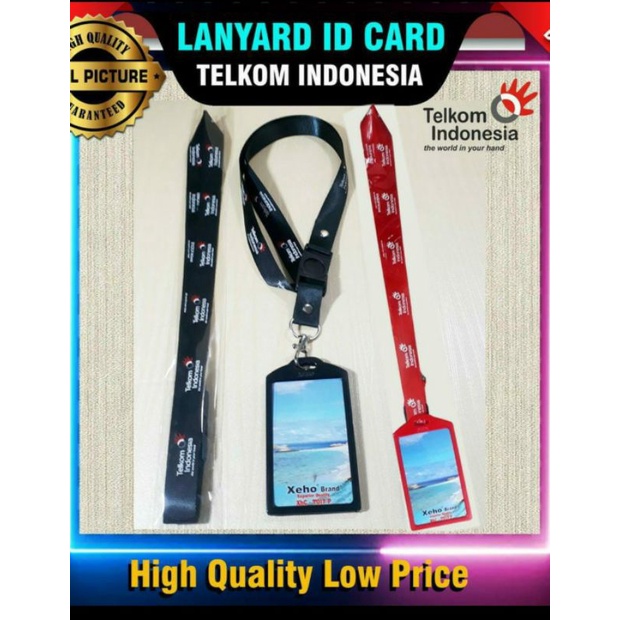 

TELKOM Lanyard ID CARD/Gantungan ID Telkom Indonesia (Paket Murah)