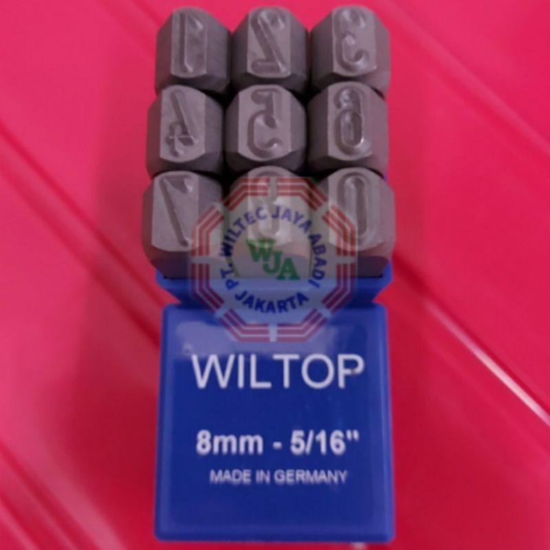 Number Punch / Angka Ketok 8mm WILTOP (Germany)