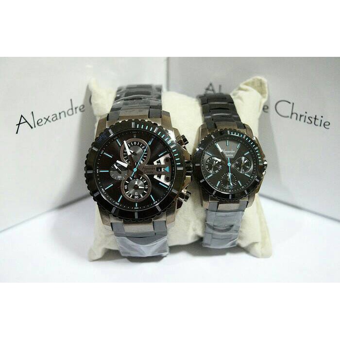 ALEXANDRE CHRISTIE WATCH AC 6455 COUPLE ORIGINAL