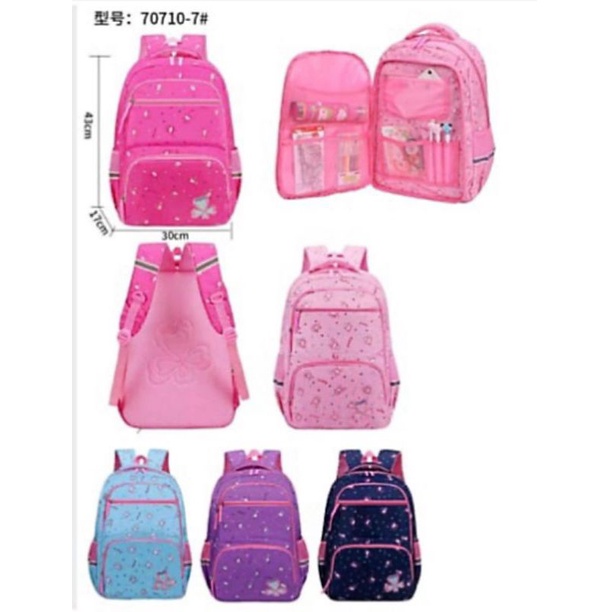 Tas ransel anak perempuan import