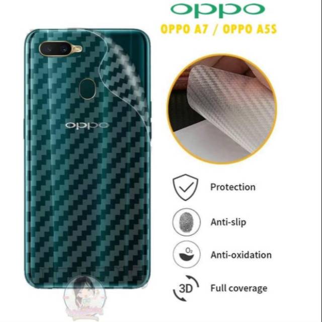 Garskin Carbon Oppo A7 - Skin Carbon Oppo A7 - SC