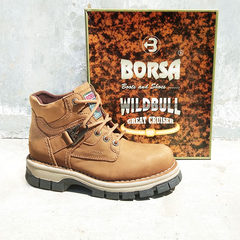 BORSA WILDBULL STOUT - ORIGINAL SEPATU BOOTS KULIT PRIA