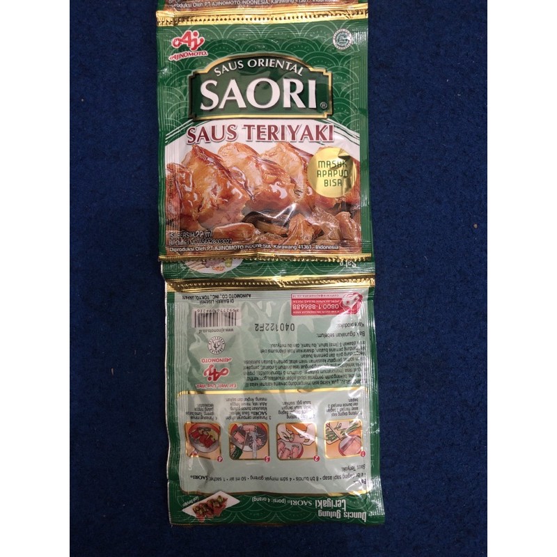 SAORI Saus TERIYAKI Sachet 22 ml per PCS