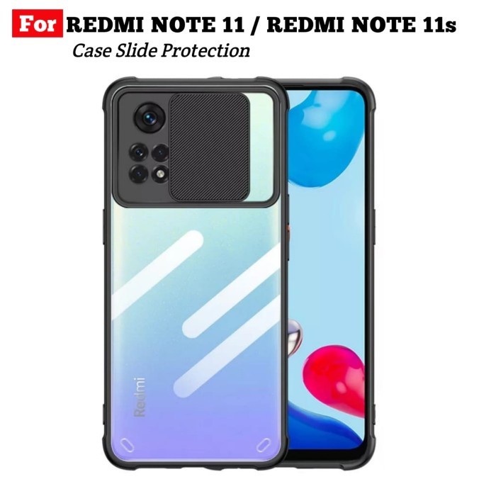 Case Redmi Note 11 / Note 11s Case Fusion Slide Transparant Casing