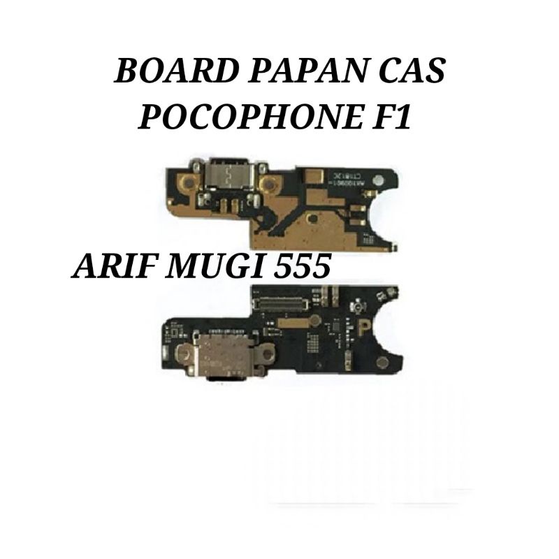 BOARD PAPAN KONEKTOR CONECTOR CAS CHARGER XIAOMI POCOPHONE F1 PLUG IN MIC ORIGINAL