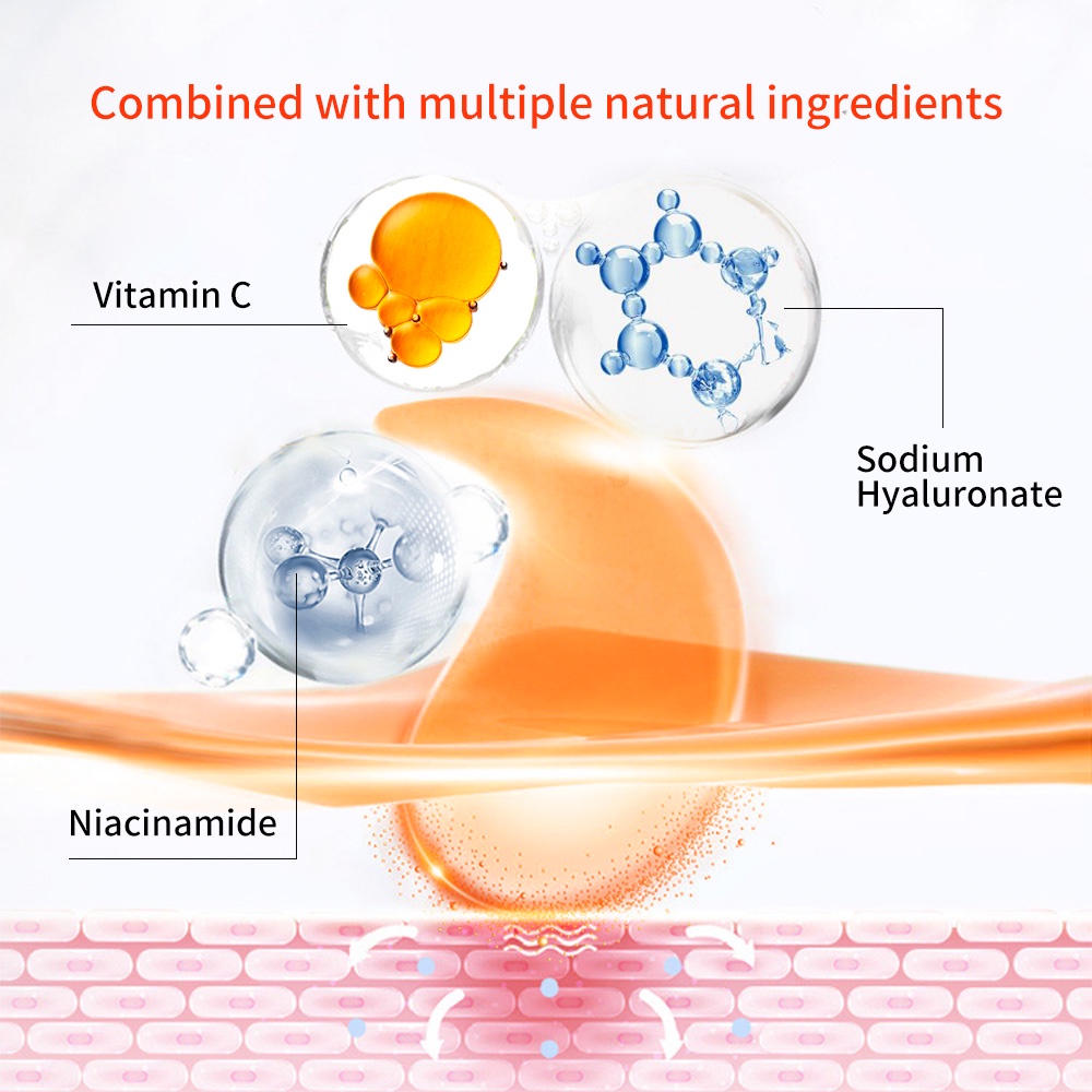 LANBENA Vitamin C Hydrogel Eye Patch Mengurai Melanin Antioksidan Memiliki Penetrasi Yang Kuat Dan Pelembab Yang Cepat Menghilangkan Kantung Mata Lingkaran Hitam Dan Meredakan Gejala Seperti Kulit Di Sekitar Mata