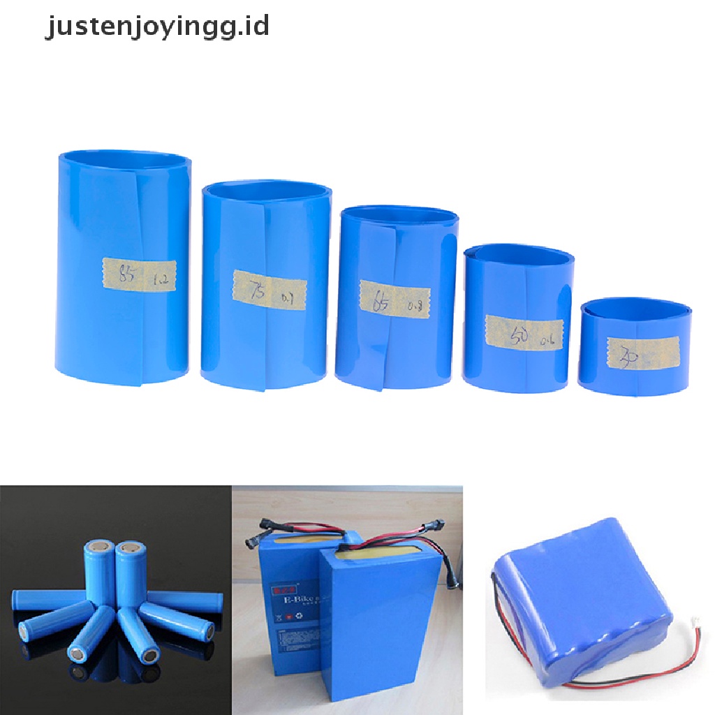 Case Plastik Bahan Pvc Untuk Baterai Li-Ion 18650