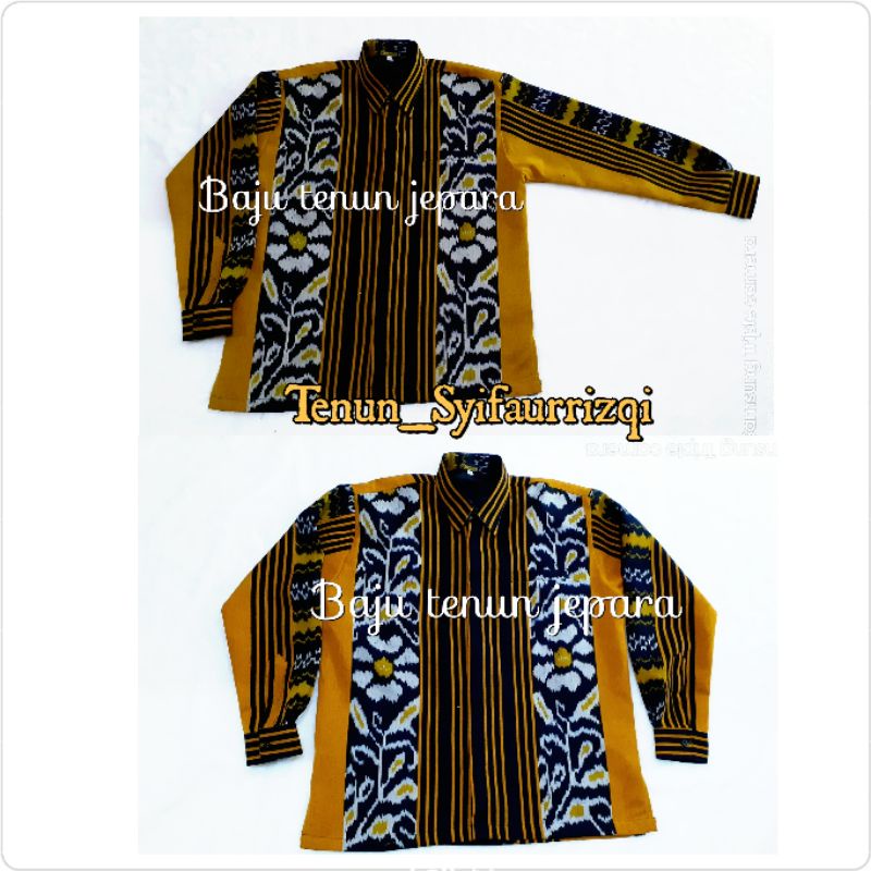 Dress etnik baju tenun jepara dress tenun mix toyobo DTB99