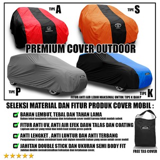  cover  sarung mobil  honda jazz anti  air  OUTDOOR 3 LAYER 