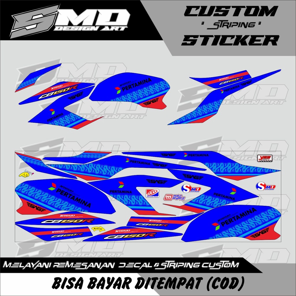 STRIPING POLET VARIAS MOTOR HONDA CB 150R G2