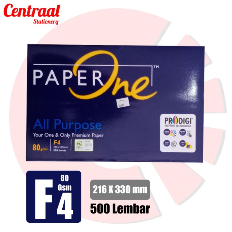 

Kertas HVS Paper One F4 80