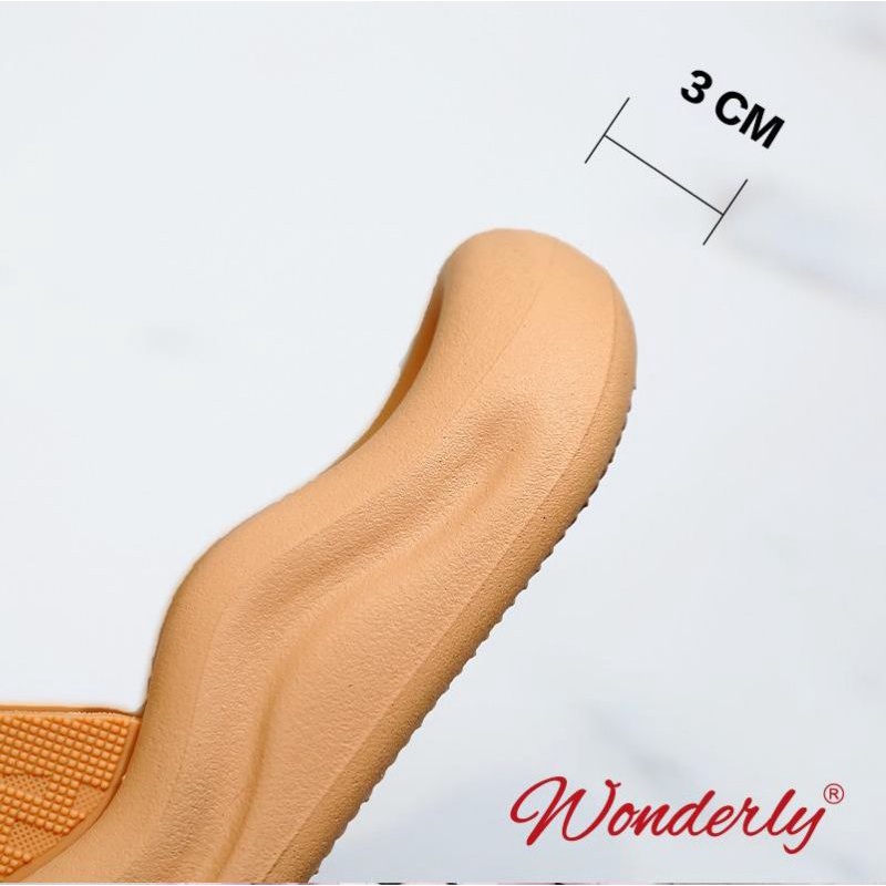 1220-8 [WONDERLY] Sendal Wanita Selop Jelly / Sandal Slop Wanita Karet / Sandal Slides / Slides Wanita / Sandal Unik