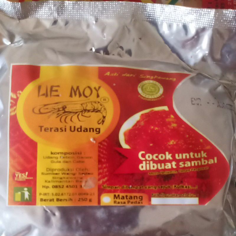 

Terasi Lie Moy Enak Khas Singkawang 1 Pcs Fresh.
