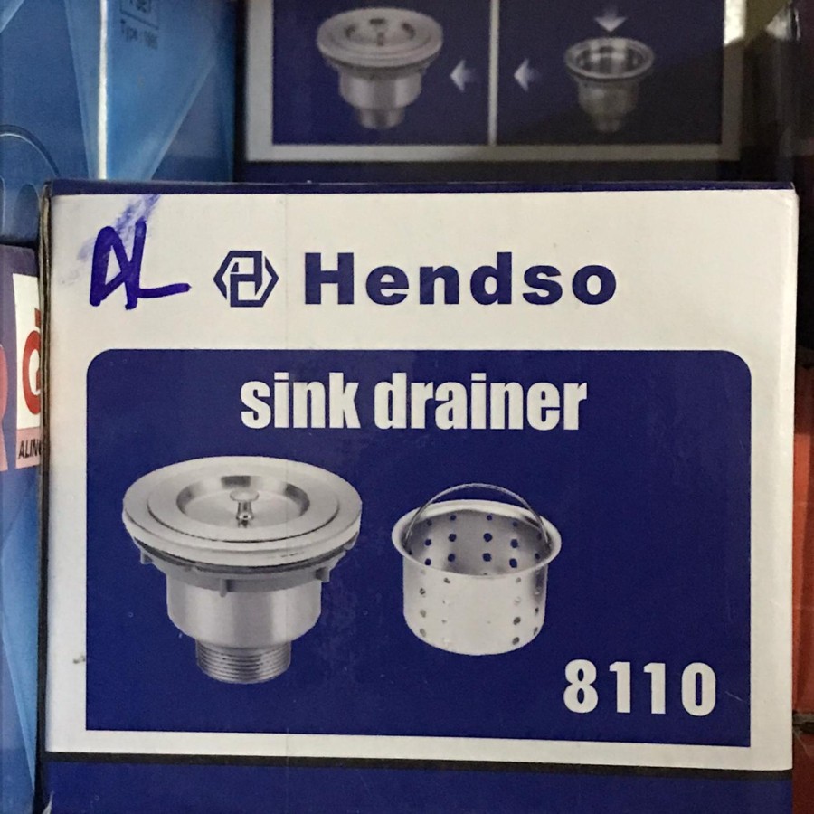 hendso sink drainer saringan afur keranjang ss socket 8810