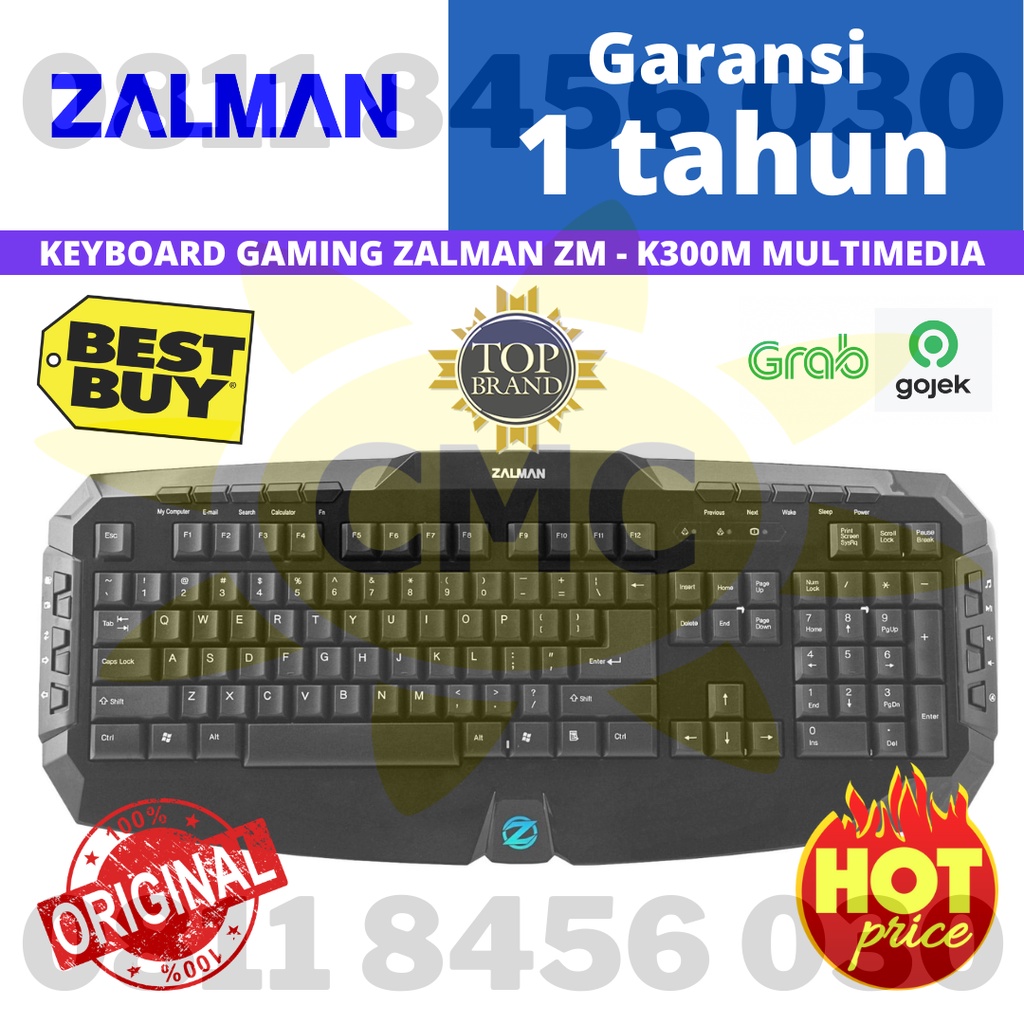 KEYBOARD GAMING ZALMAN ZM K300M MULTIMEDIA