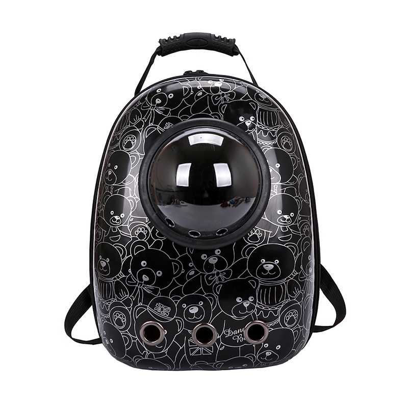 BAGRIOUS Tas Ransel Kucing Astronot Transparan Murah Pet Cargo Cat Bag Carrier Tas Gendong Kucing Travel Capsule Backpack Kapsul Tas Hewan Peliharaan Kelinci Hamster Sugar Glider Waterproof Anti Air Tempat Kandang TK-FC-TK-FC11