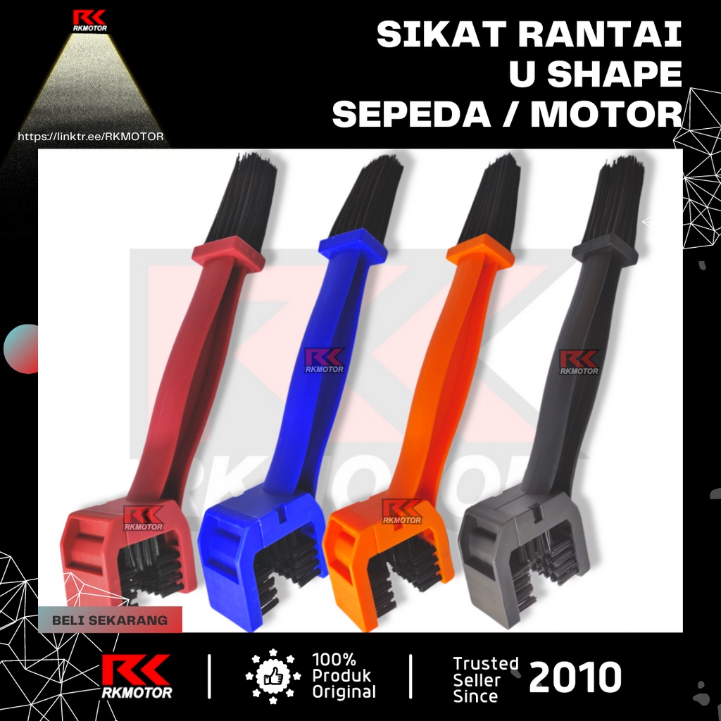 Sikat Rantai Sepeda dan Motor U Shape Alat Pembersih Sprocket Gear-2