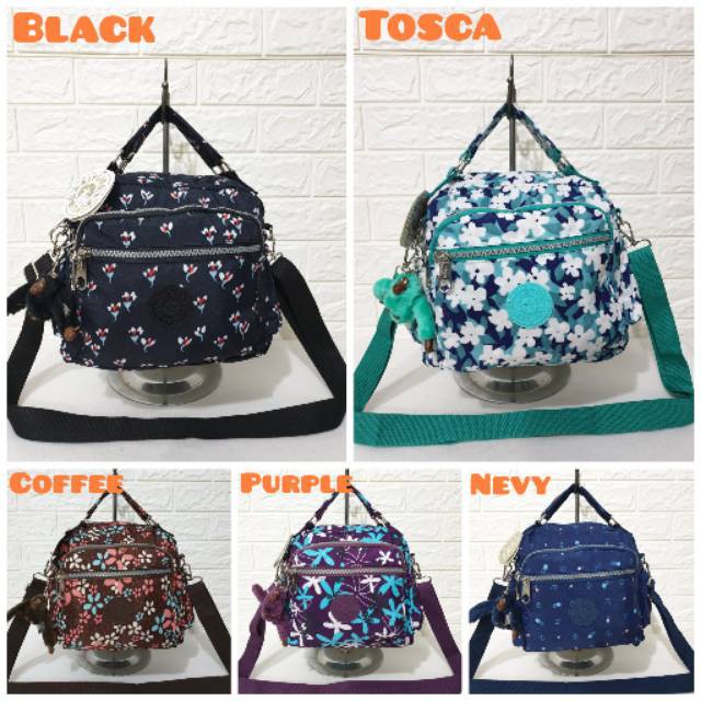 100% Tas Original / tas import / tas wanita / tas branded / tas wanita  TAS KIPLING MOTIF 3in1