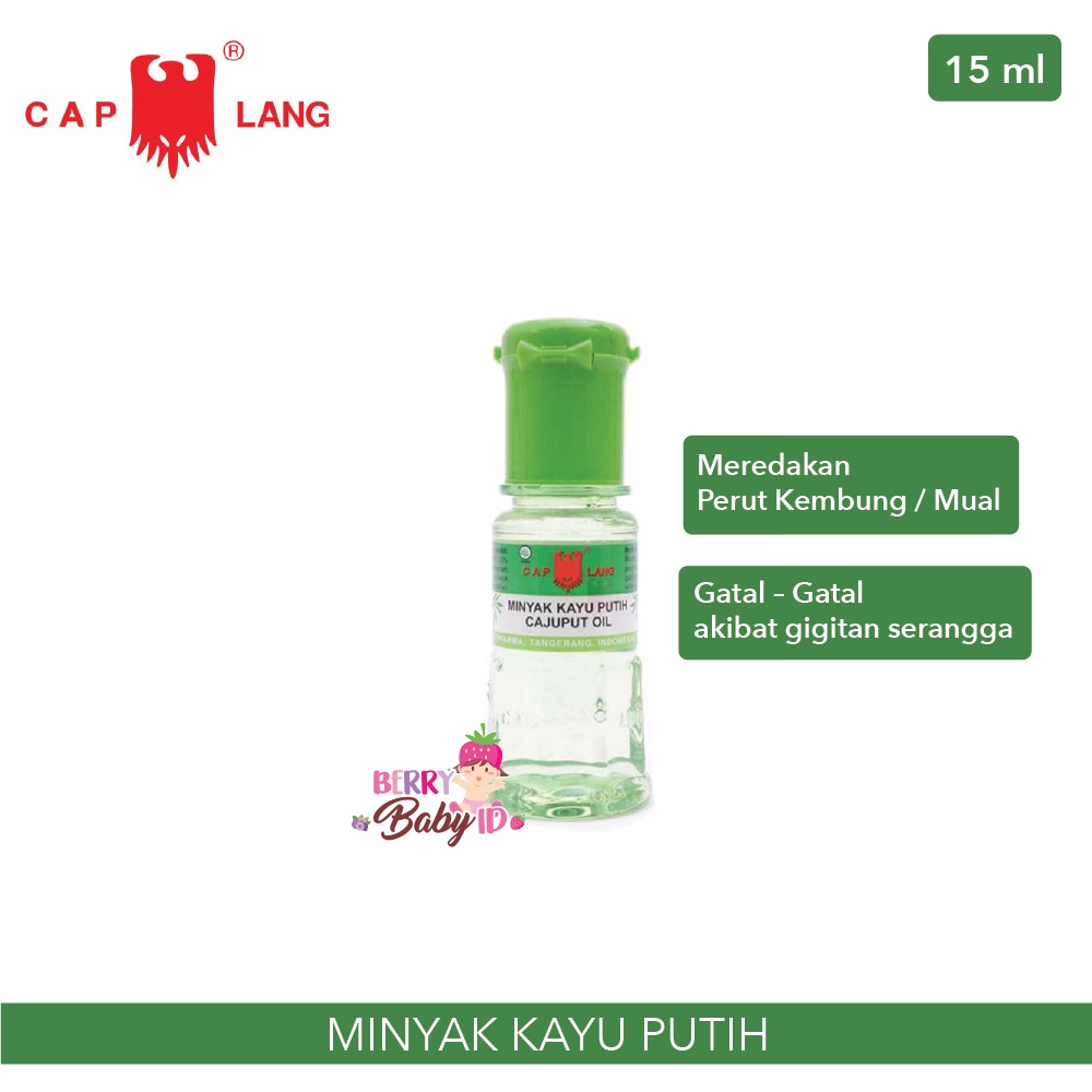 Cap Lang Minyak Kayu Putih Aroma Terapi Anak Dewasa 15 ml 30 ml 60 ml Berry Mart