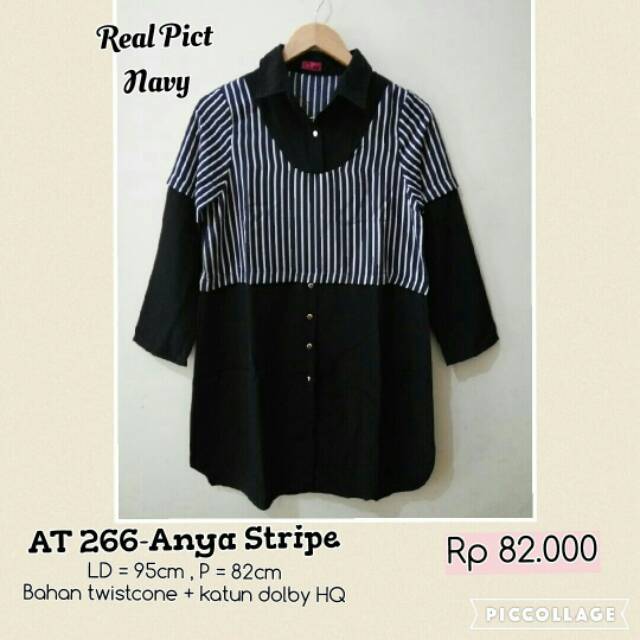 Tunik anya stripe