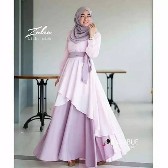 Gamis  ZALEA MAXI ..BAJU MUSLIM MODERN