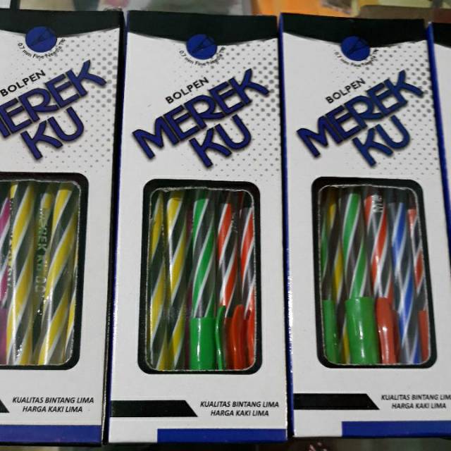 

Pulpen 0.7mm gel isi 12pcs